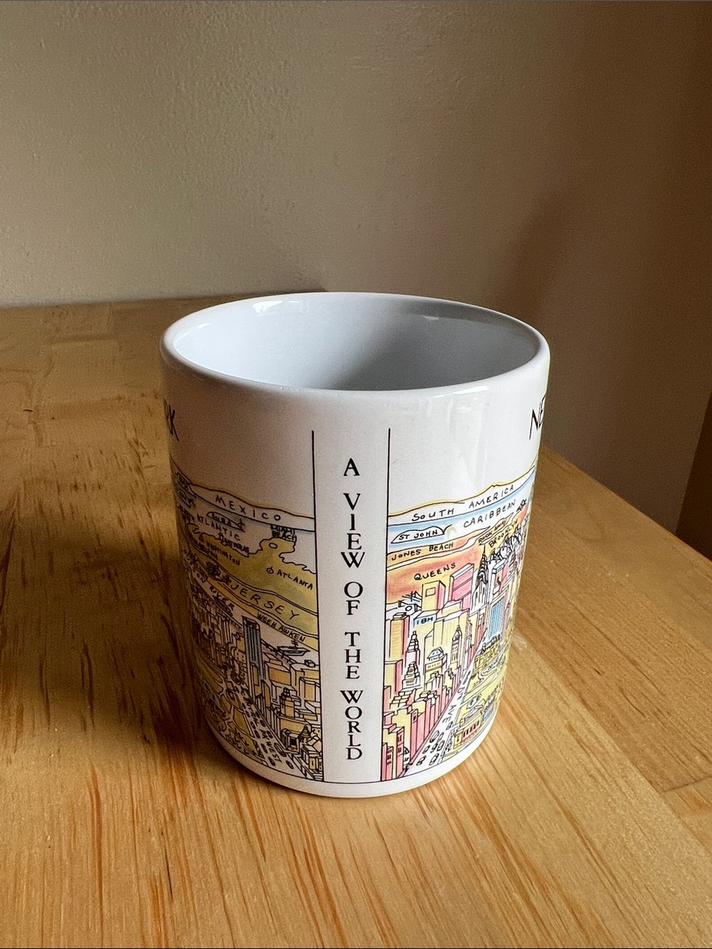 New York Illustrated Cityscape Ceramic Mug - White - Picture 6 of 8